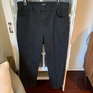 Express Ankle Cropped Black Denim